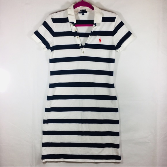 Ralph Lauren Dresses & Skirts - Ralph Lauren Navy & White Stripe Polo Dress Ralph Lauren Dresses & Skirts - Ralph Lauren Navy & White Stripe Polo Dress